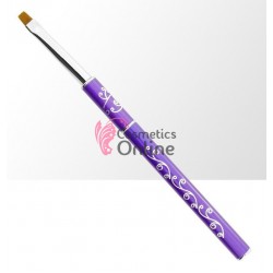 Pensula de unghii Mollylac cu capac pentru constructie unghii cu Gel nr 4, model 89890